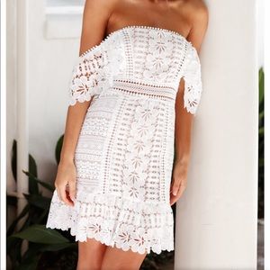 Couple Of Heartbreaks Dress White